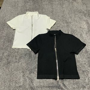 Womens Zip Up Tops